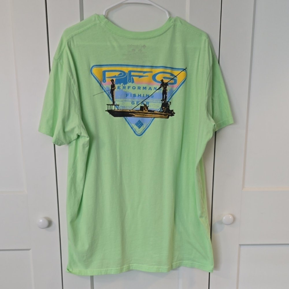 Columbia Light Green Sportswear Tee